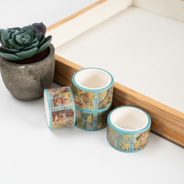 Washi paper stamp