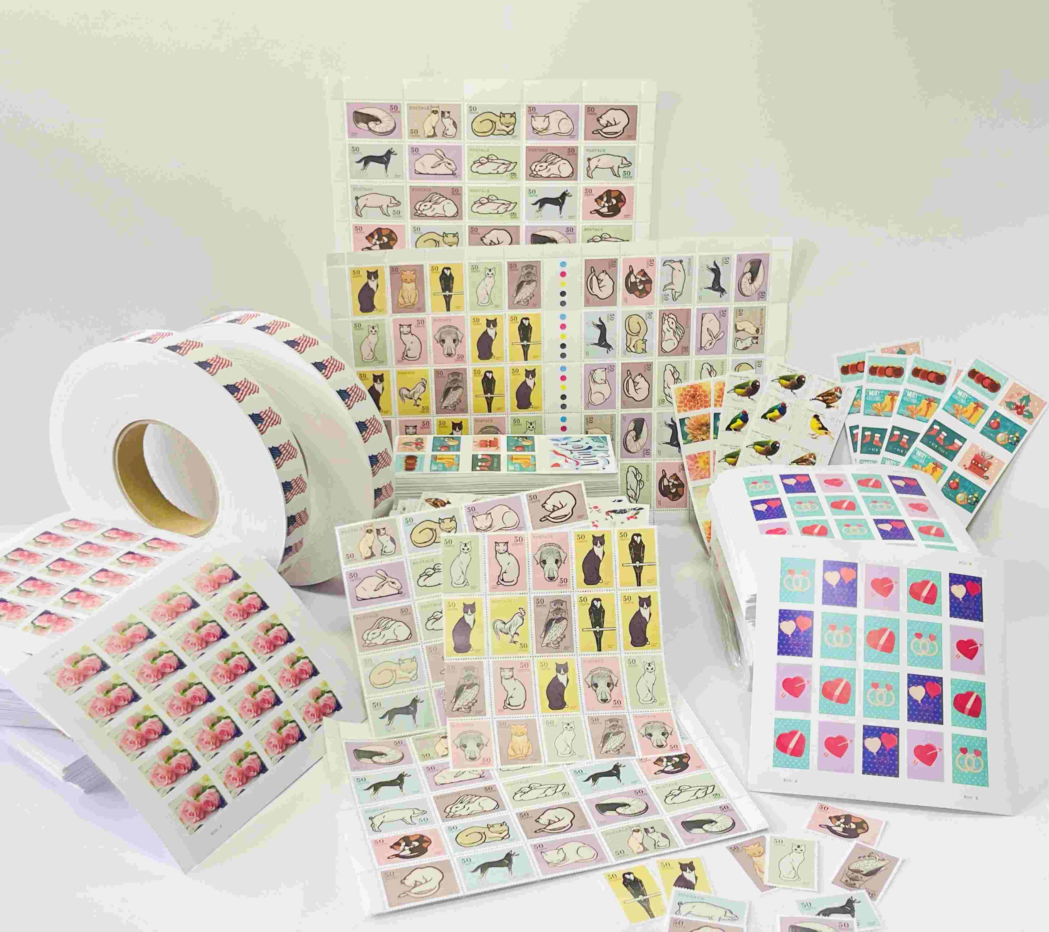 DIY Journal Stamp Stickers Global Customization (U.S., British, Australian & More) for Scrapbooking