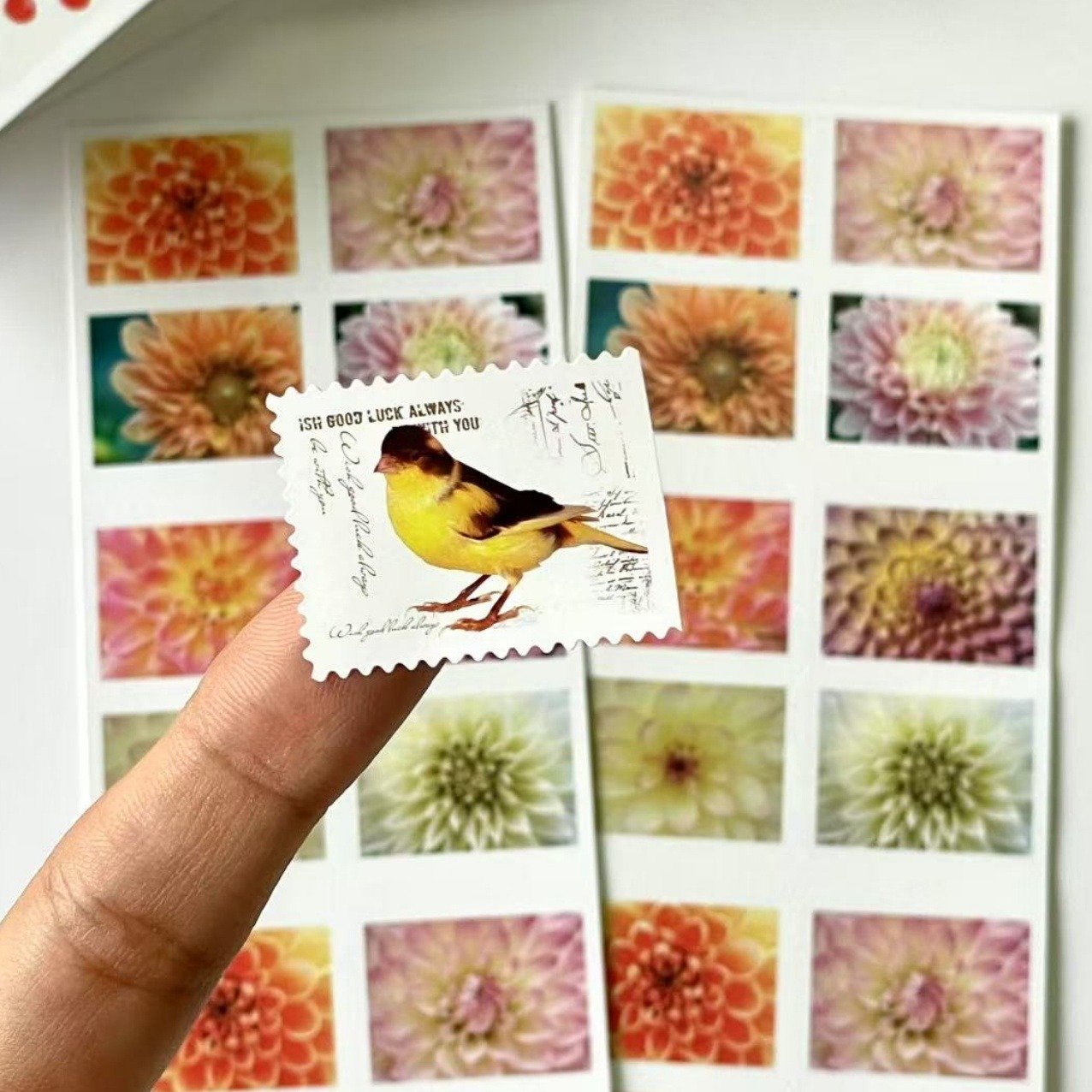 Global DIY Journal Stamps Custom Stickers (U.S., UK, Australia & Beyond) for Handmade Deco